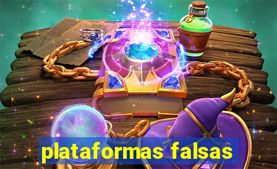 plataformas falsas